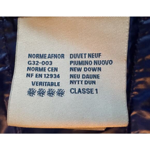 Men's Moncler Blue Gilet Gui Down Filled Vest Jacket Size XXL - Picture 10 of 16